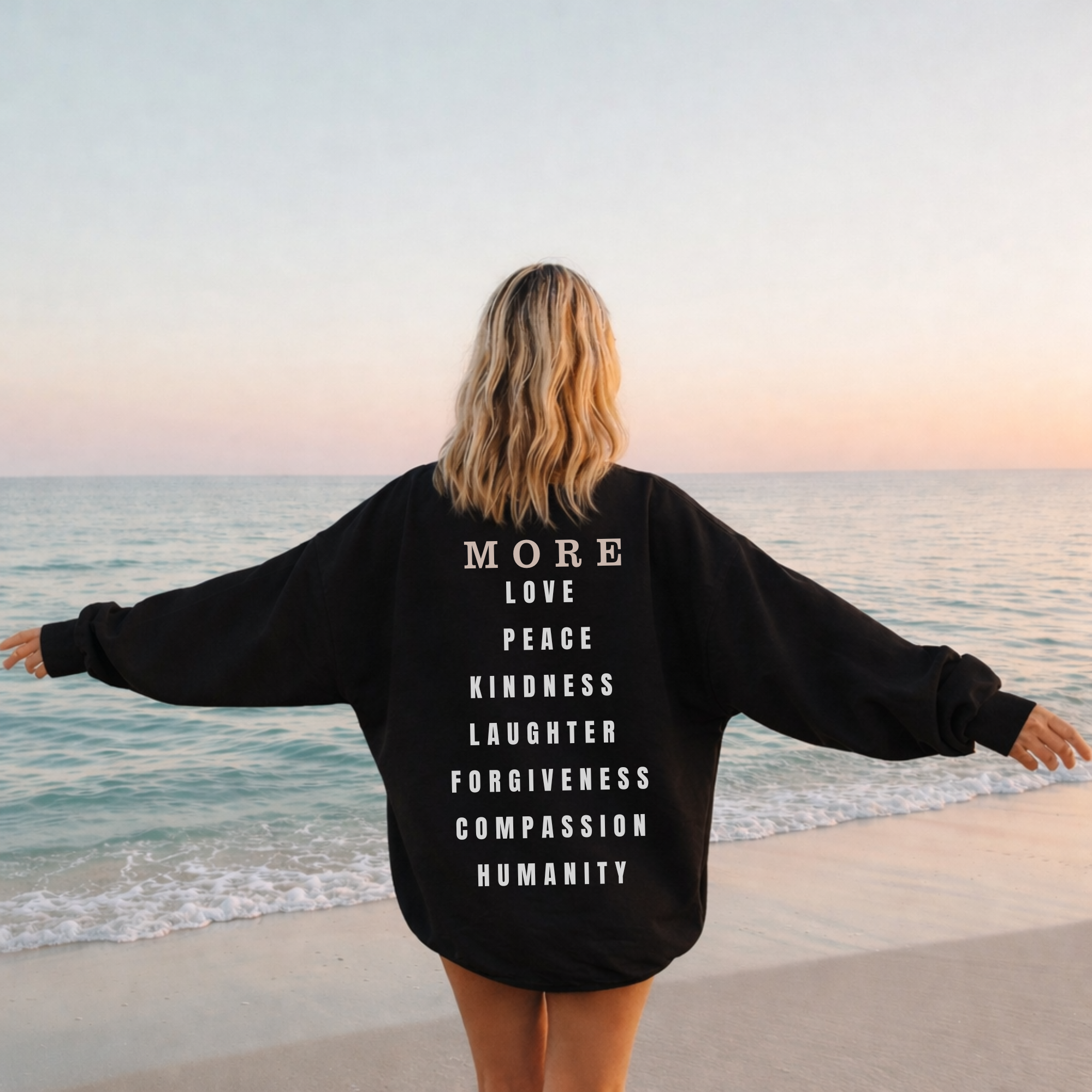 Iconic 'More' Crewneck Sweatshirt