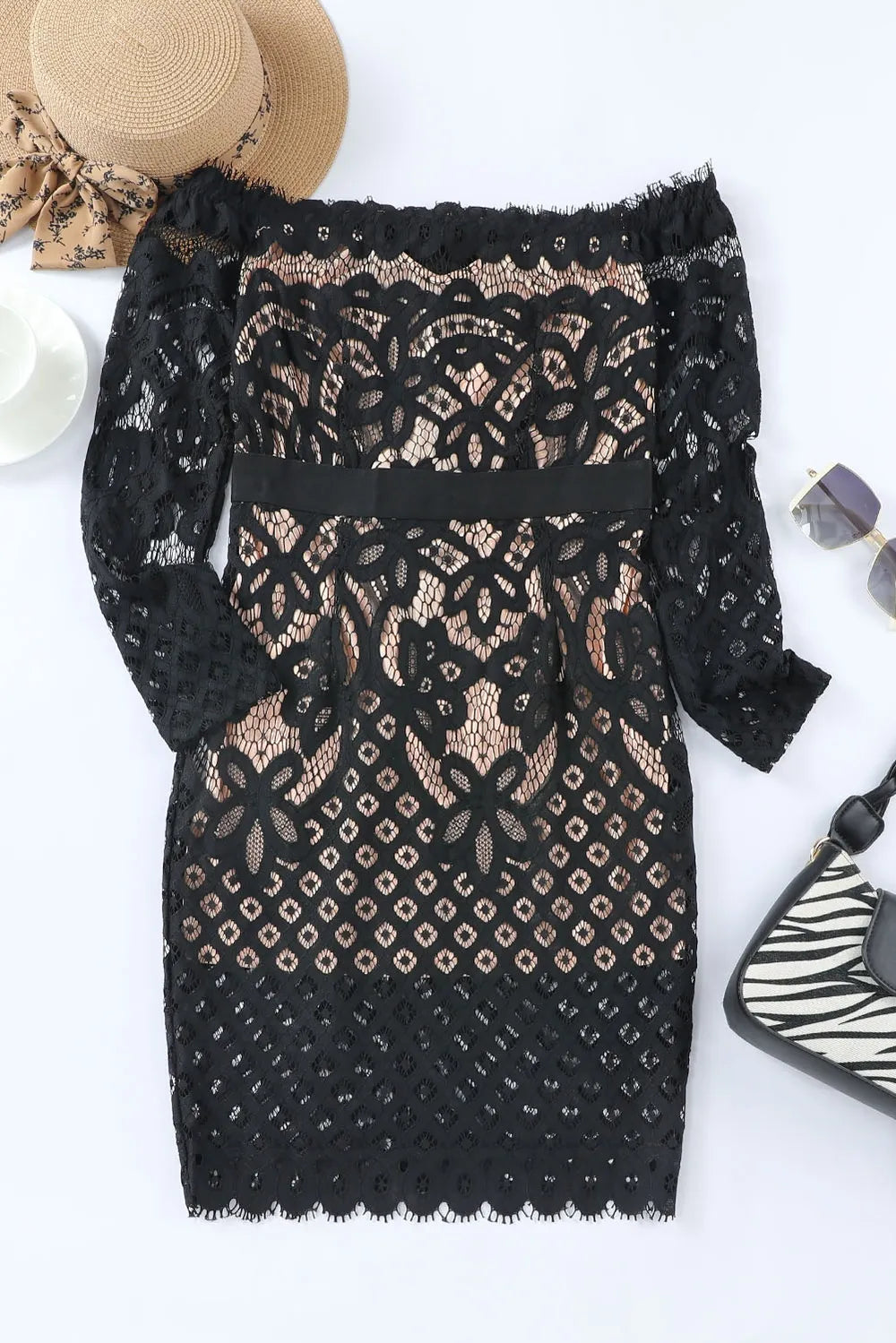Photo Of A Lace Bodycon Dress