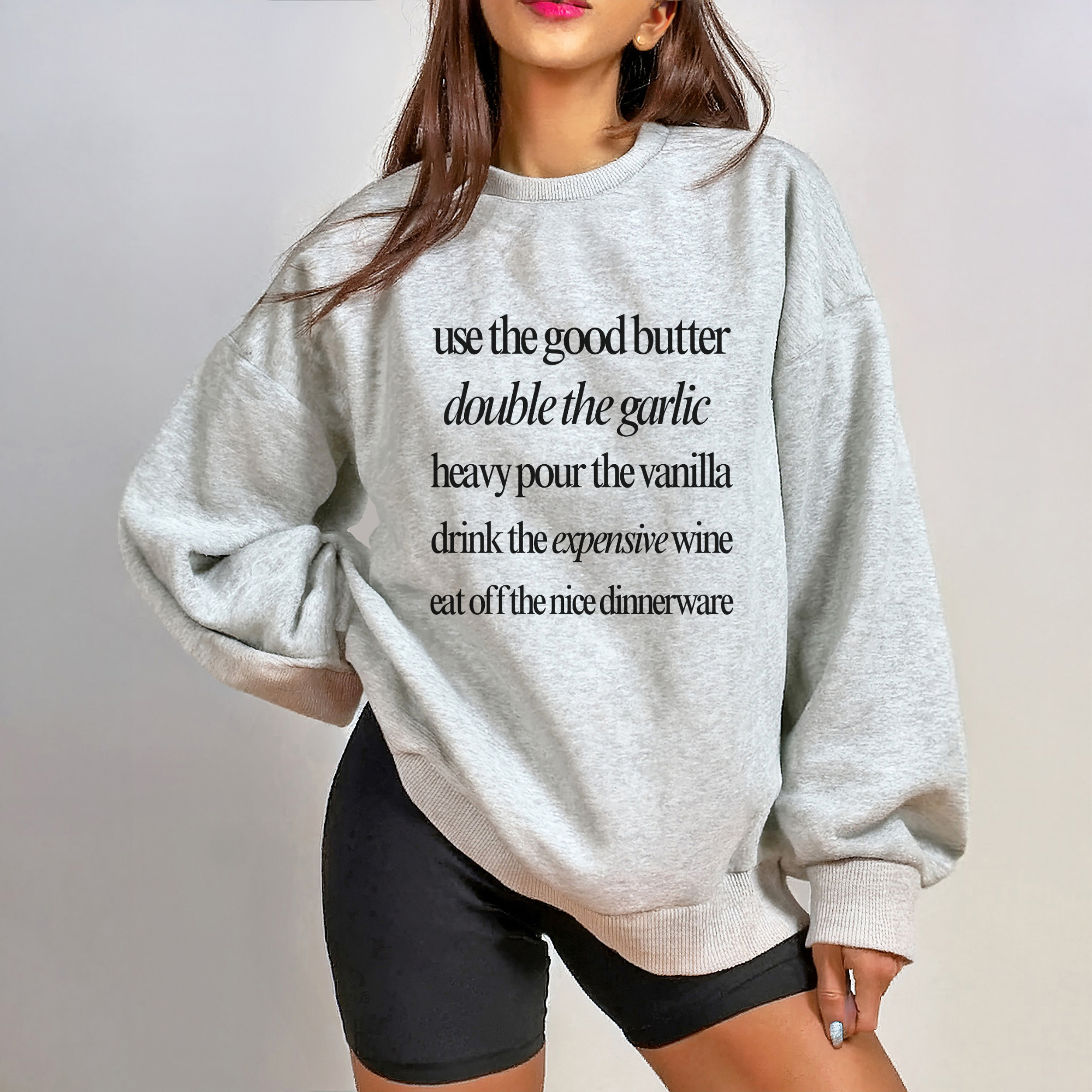 Iconic Use the Good Butter Crewneck Sweatshirt